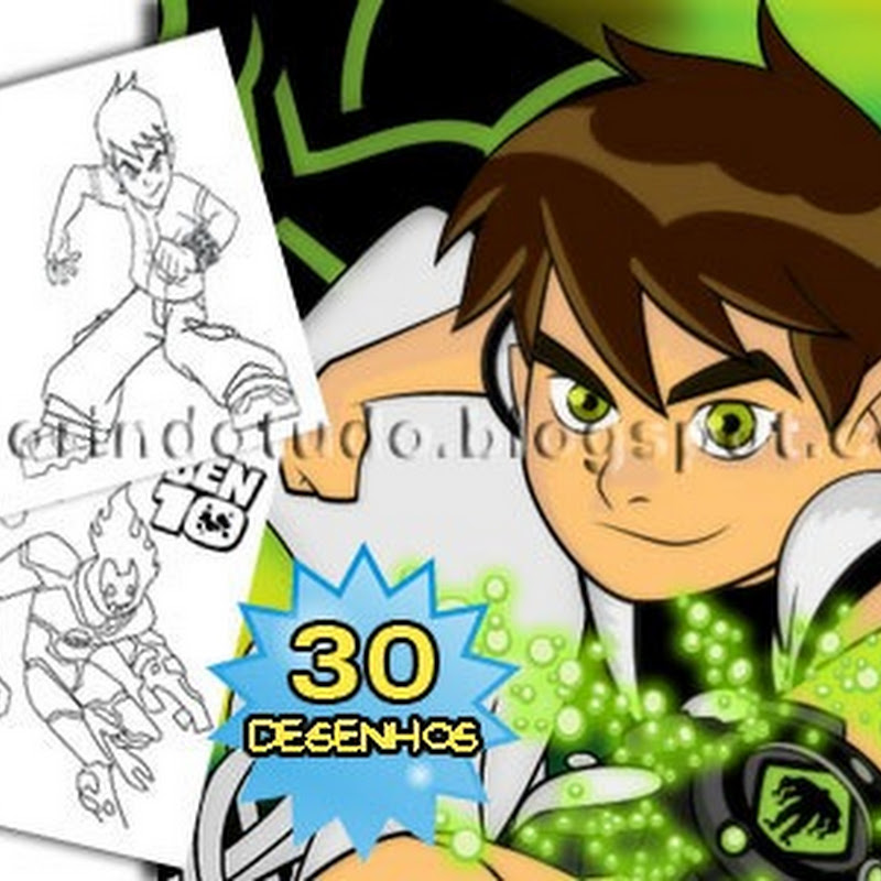 Desenhos do Ben 10 para colorir