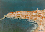 016 - Saint-Tropez - Le Port - 1992<br />
46 x 33 - Acrylique sur toile