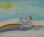 183 - Schoumi - 2007<br />
100 x 73 - Sable et aquarelle sur toile
