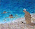 199 - Neuf Cent Onze - 2007<br />
50 x 61 - Aquarelle sur sable sur toile