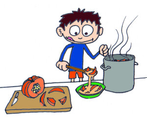 cooking pumpkins