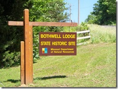 Bothwell Lodge Historical Site Sign