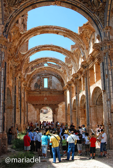 Banda Municipal Música Ejea en Iglesia San Martín de Belchite