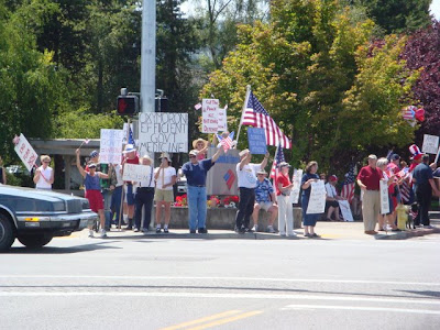 Tea Party in Sequim, WA