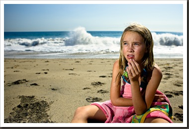Makena Shepard at the beach