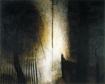 "The Garden Gate," 1999, oil on canvas, diptych, 96"x120"