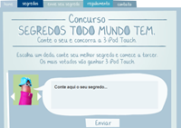 Concurso Segredos Todo mundo tem