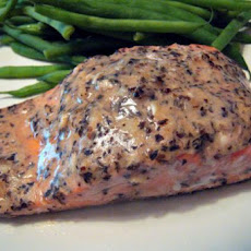 Honey Mustard Basil Salmon