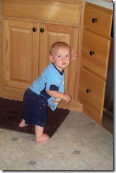 Jonathan standing in kitchen