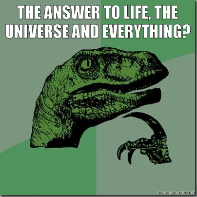 the universe and everything