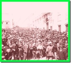 MULTIDÃO EM LISBOA - 1910
