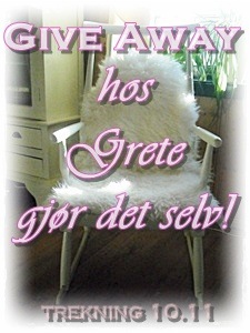 Jeg vant @ Grete gjør det selv