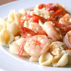 Greek Shrimp with Rigatoni