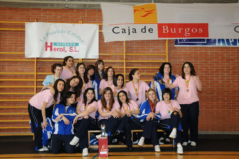 Caja Burgos Aula Juvenil Femenino, medalla de bronce Campeonato de ESPAÑA !!!