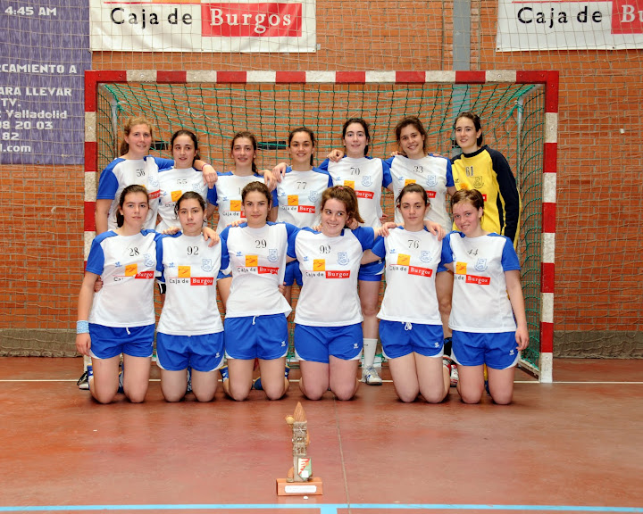 Caja Burgos Aula Cadete Femenino, CAMPEÓN del Intersector (falta Paula)
