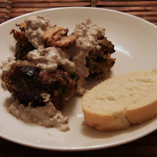 Georgian Meatballs With Tahini and Walnut Sauce
