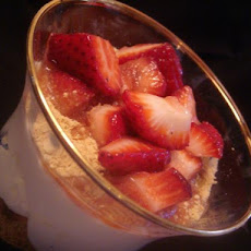 Strawberry Cheesecake in a Glass