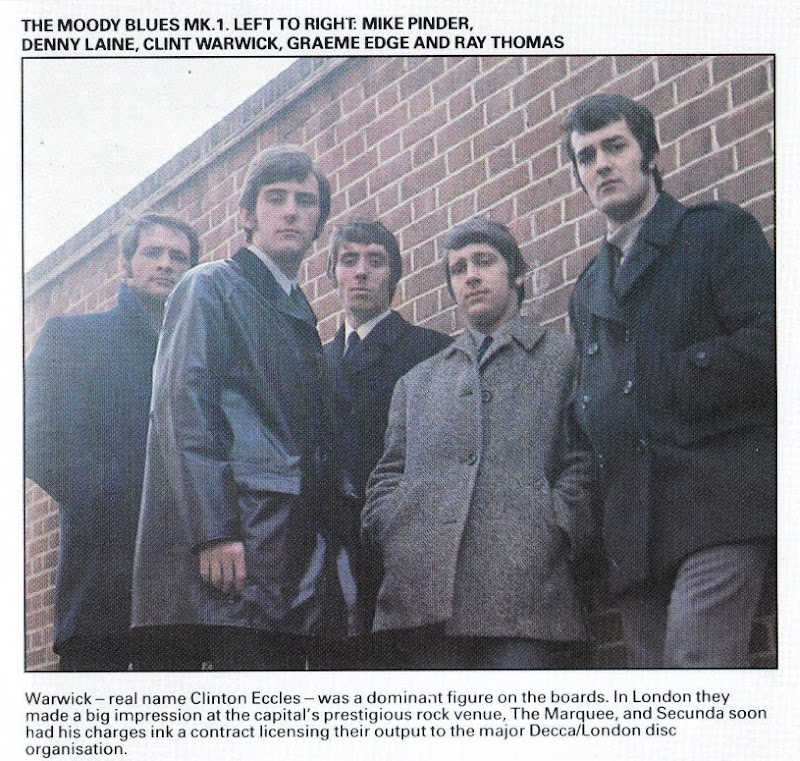 the Moody Blues ~ 1966 ~ the Magnificent Moodies inside