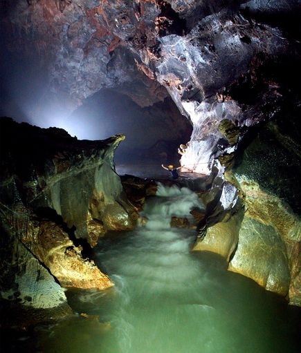 A massive cave recently