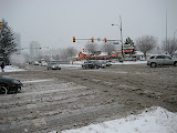 Intersection near the shopping centre