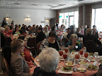 Enjoying lunch prior to the speakers.