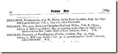 probate acts 1654