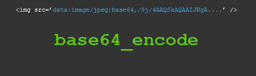 Base64 Encoding for Images.