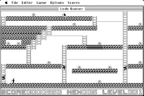 Screenshot from Mac port of Lode Runner