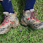The final descent to the valley was quite nasty - the trail was wet from the last nights rain and therefore quite muddy and slippery.