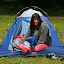 Waking up in the Pieniny National Park (Slovakia). Cloudy skies and intermittent rain made it very hard to crawl out of warm sleeping bags Waking up in the Pieniny National Park (Slovakia). Cloudy skies and intermittent rain made it very hard to crawl out of warm sleeping bags