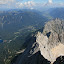 [EN] Views from the top of Zugspitze (2962m/9718ft). The Eibsee Lake is to the left. [SK] Vyhlady z vrcholu Zugspitze (2962m/9718ft). Pleso Eibsee je nalavo.