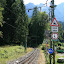 [EN] The cog railway at the Eibsee train stop. [SK] Trat zubacky pri zastavke Eibsee.