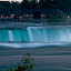 Horseshoe Falls at dusk, view from the Terrapin Point (USA)