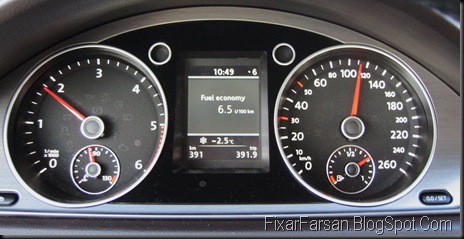 Mätare Volkswagen Passat 2011 TDI Masters BlueMotion - Instrumentering