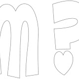 moldes de letras manualidades para niños moldes de letras