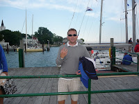 2009 Race Events / Mac 09: Ryan Webber (La Tempete) on the dock