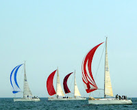 Bi-State Regatta 2009 / Bi-State 2009: Sunday race from St. Joseph to Chicago:  11 minutes after the start