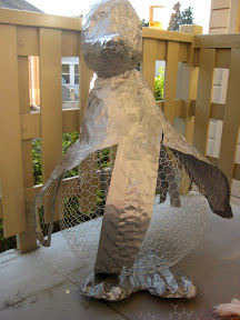 Adding some wings and duct taping him together-- he almost looks like he will fly away!<br />
(of course <a title=