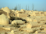Cementerio musulman de adobe.
