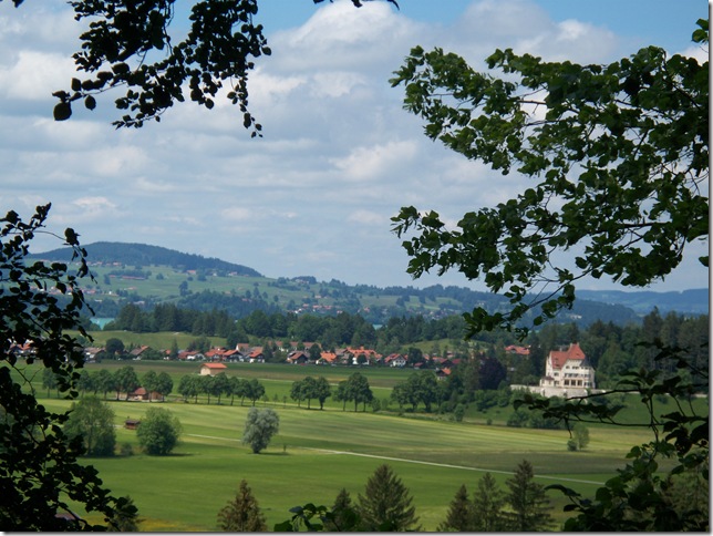 view from Hohenschwangau