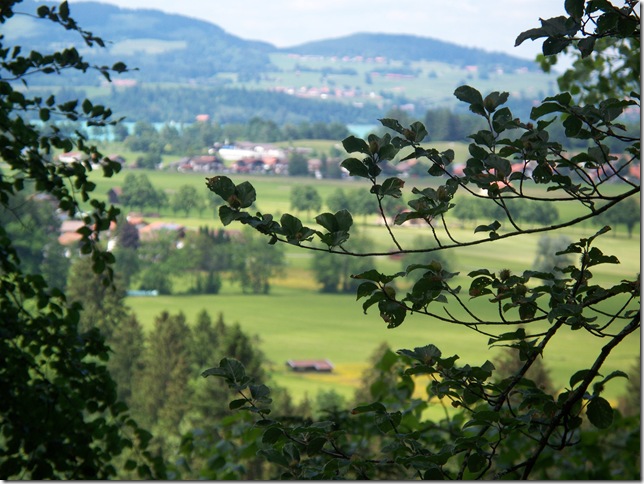 view from Hohenschwangau