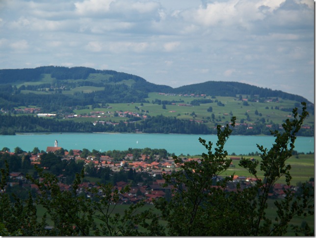 view from Neuschwanstein