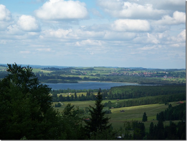 view from Neuschwanstein