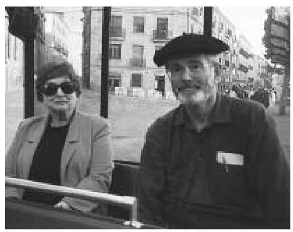 Lynn Glover III in Spain with his wife, Ellen Glover 