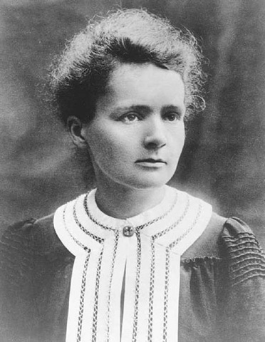 Marie Curie discovered the phenomenon of radioactivity and two new chemical elements, polonium and radium.