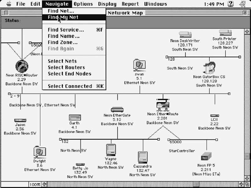 LAN surveyor is Neon Software's Mac OS network mapping, monitoring, and reporting application. 