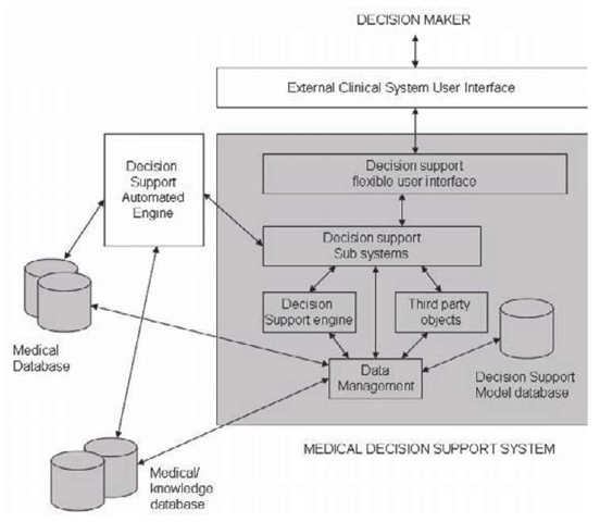 Components of a medical decision support system 