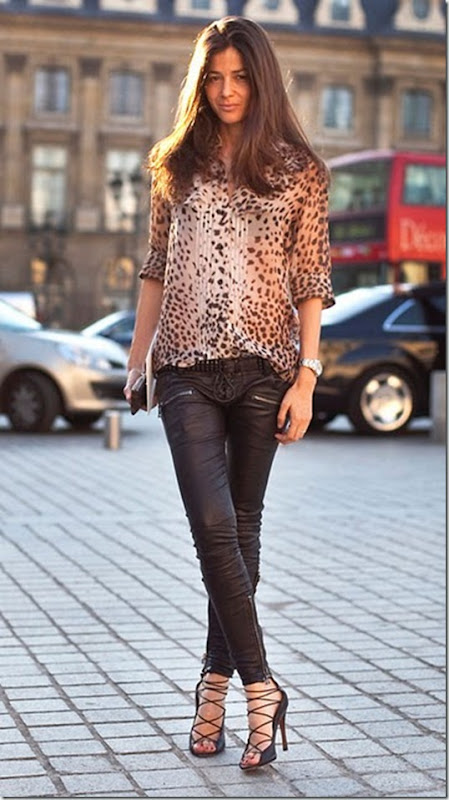 animal-print-top-black-leather-pants-perfect-outfit animal-print-top-black-leather-pants-perfect-outfit