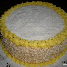 Nº114: Torta Oro y Plata con coco rallado.