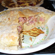 Apple Rhubarb Pie